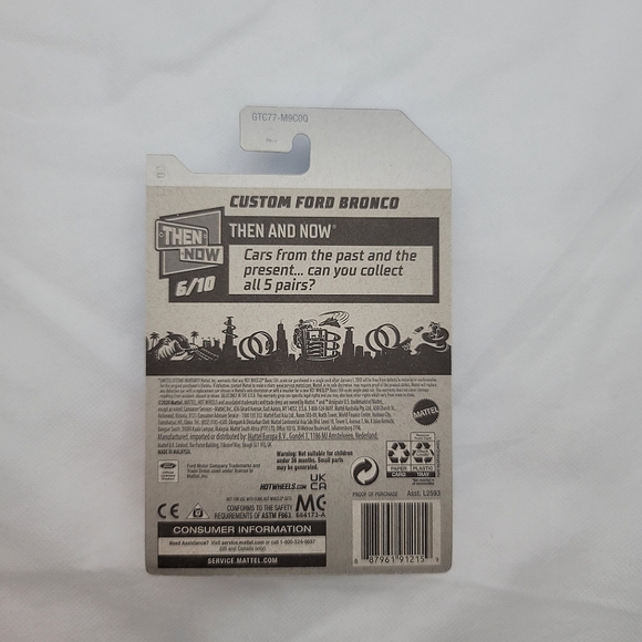 Hot Wheels Custom Ford Bronco THEN AND NOW - Picture 2 of 2